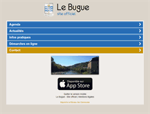 Tablet Screenshot of lebugue.fr